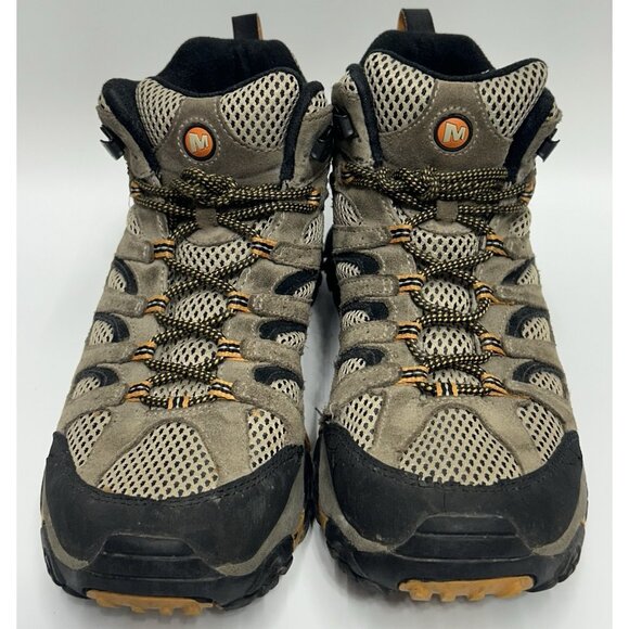 Merrell Moab Ventilator Mid Waterproof Hiking Boots Mens 11 Walnut Brown Vibram main image 12